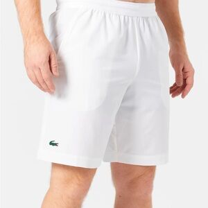 Lacoste Men's Athletic White Shorts